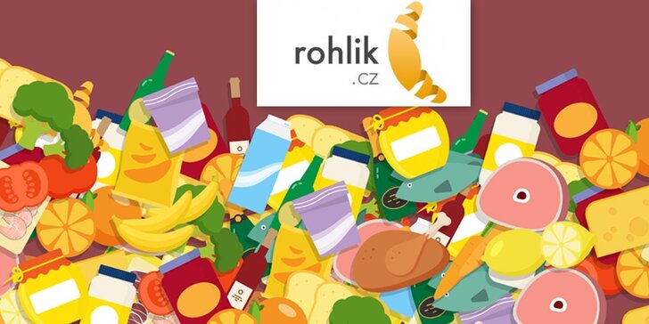 400 Kč na nákup v online supermarketu Rohlik.cz