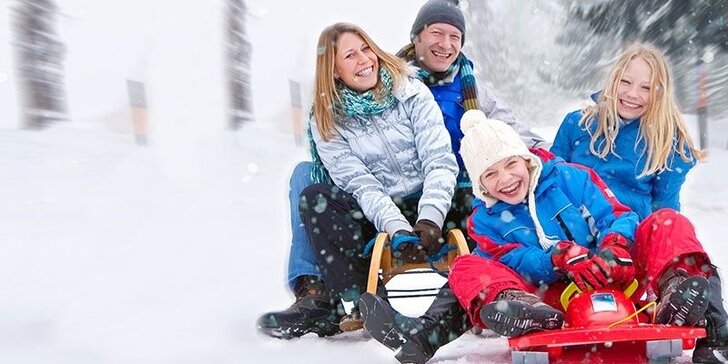 Zimní radovánky a lyžovačka pro dva či rodinu v Jeseníkách