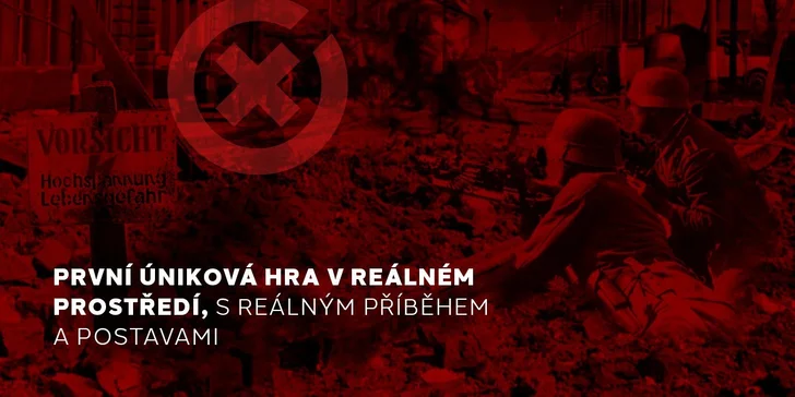 Změňte události roku 1945 v autentické únikovce Bombardování Prahy