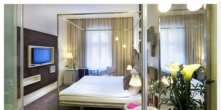 Advent či jaro v Praze v designovém hotelu Pure White****