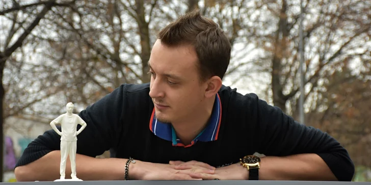 3D plastová postavička z HI-Tech tiskárny