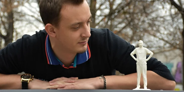 3D plastová postavička z HI-Tech tiskárny