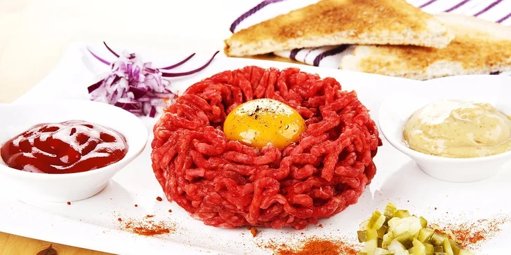 Tatarák v restaurace pod Jasanem