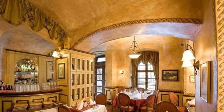 Delikatesní tříchodové menu pro dva restauraci Pod Věží