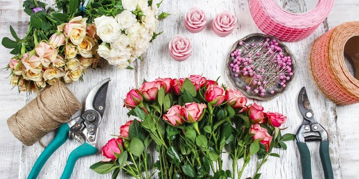 Floristické kurzy – netradiční dárky a kytice