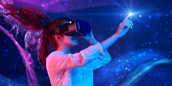 Hodina virtuální reality s HTC a více jak 100 hrami pro 2 nebo až 4 hráče