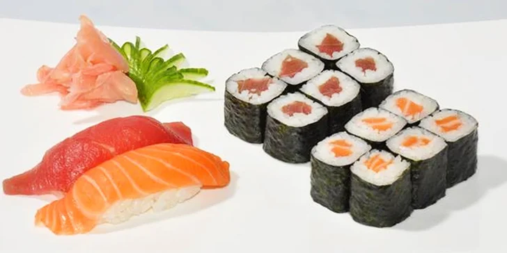 Running sushi nebo výběr z bohatých a chutných setů v Jiu Zhou