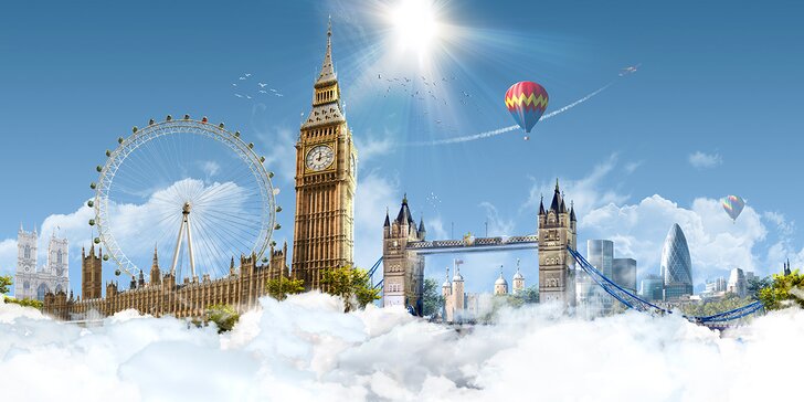 Letecky za krásami Londýna: včetně bohatého programu a nocí v hotelu