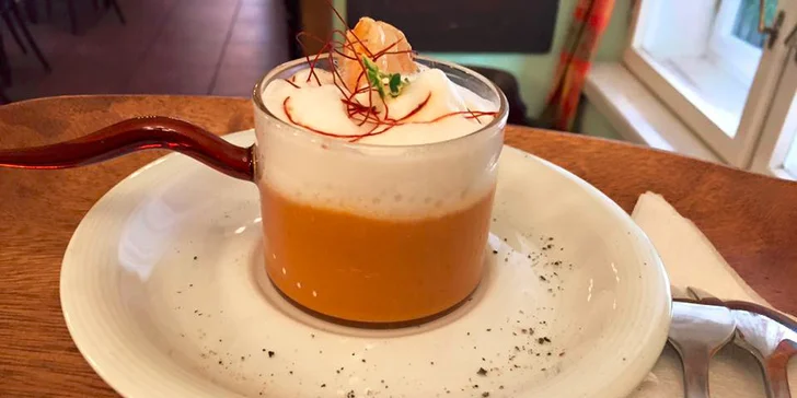 Chuťově nápadité 5chodové menu pro dva v restauraci La Provance U Nouzů