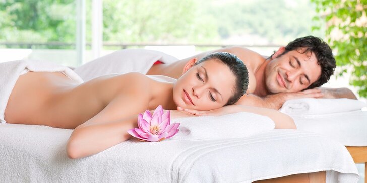 Užijte si ve dvou dokonalý relax při partnerské synchronizované masáži