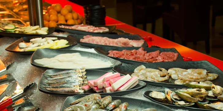 All you can eat grill nebo sushi set v restauraci Guo
