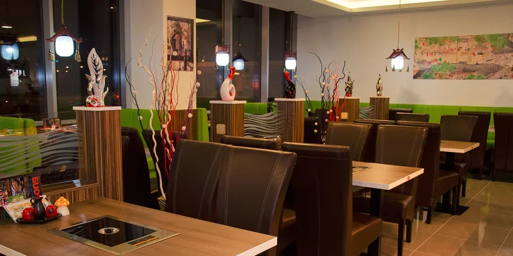 All you can eat grill nebo sushi set v restauraci Guo