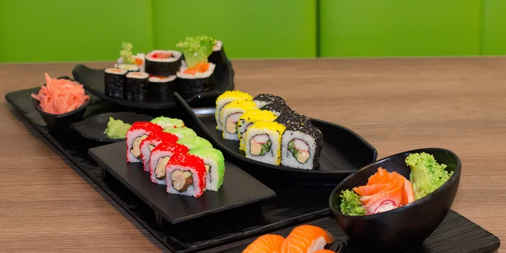 All you can eat grill nebo sushi set v restauraci Guo