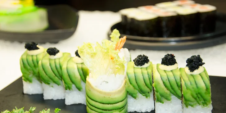 All you can eat grill nebo sushi set v restauraci Guo