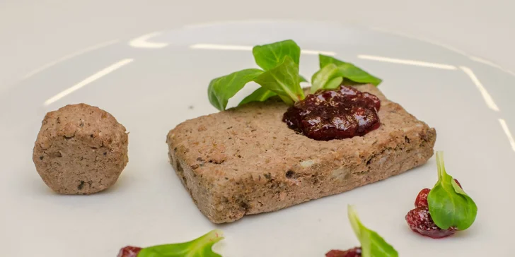 5chodové degustační menu pro dva v restauraci Za Oponou