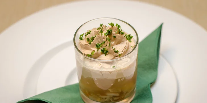 5chodové degustační menu pro dva v restauraci Za Oponou