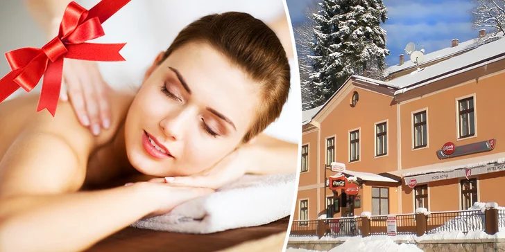 Wellness, zdravotní masáž i parádní lyžovačka v Janských Lázních