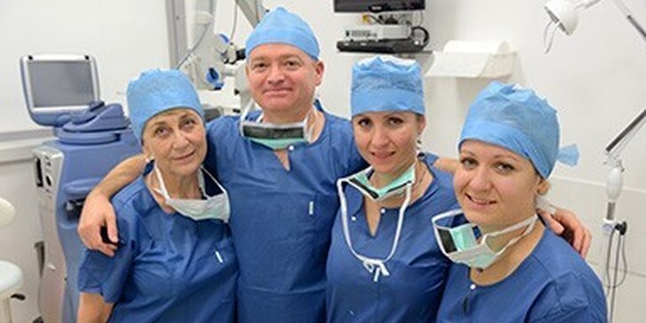 Plastická operace očních víček na prestižní klinice Oční centrum Praha
