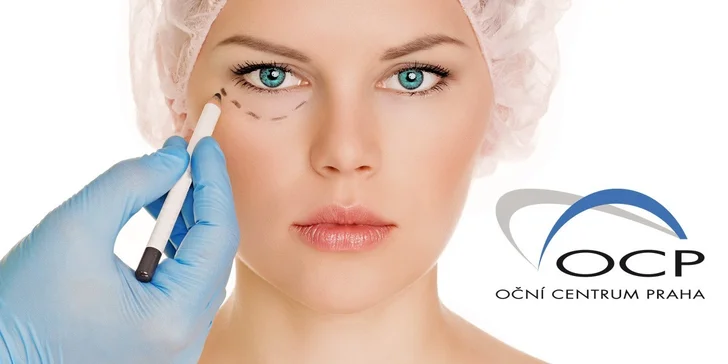 Plastická operace očních víček na prestižní klinice Oční centrum Praha
