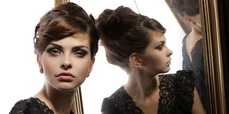 Glamour focení včetně profesionálního líčení a úpravy vlasů