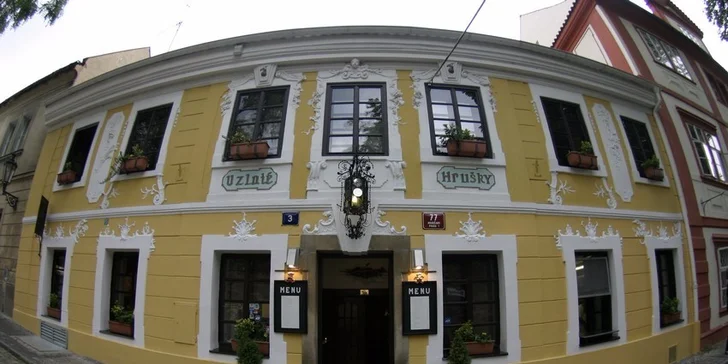 Božské 3chodové menu pro dva v restauraci U zlaté hrušky