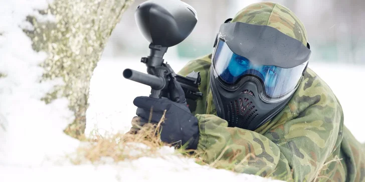 4 hodiny paintballu na 5 hřištích + 100 ks munice a nápoj