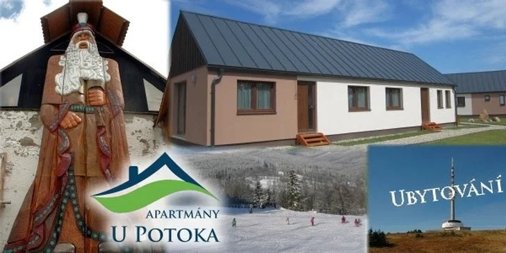 Apartmány U Potoka - ubytování v srdci Jeseníků