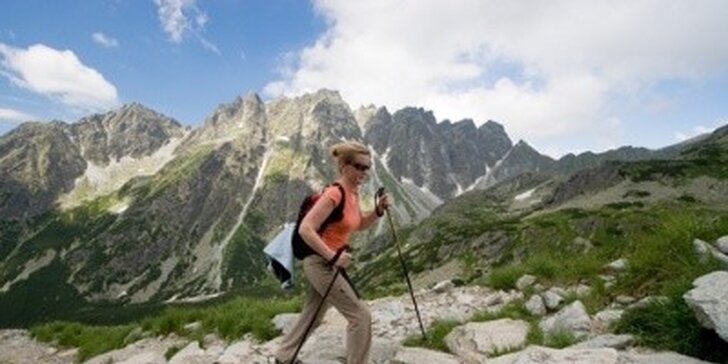 Relax, lyže i turistika ve Vysokých Tatrách s polopenzí a wellness pro dva