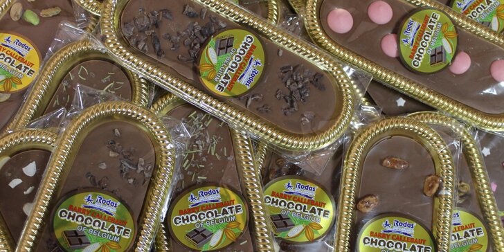 Zdobení a odlévání čokolády z pravé belgické čokolády