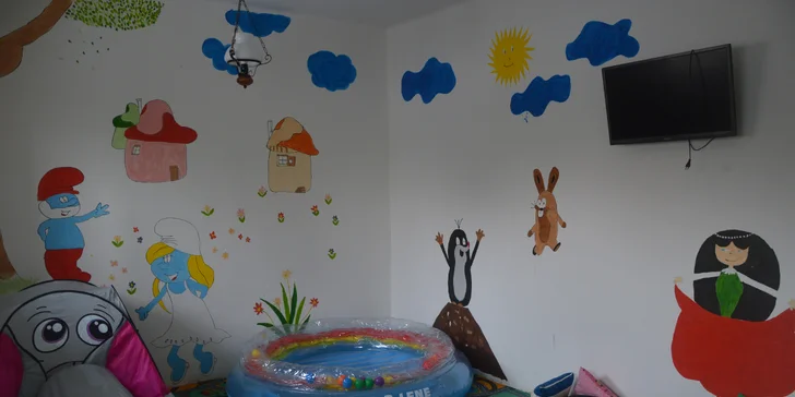 V hostinci najdete i koutek pro vaše nejmenší. 