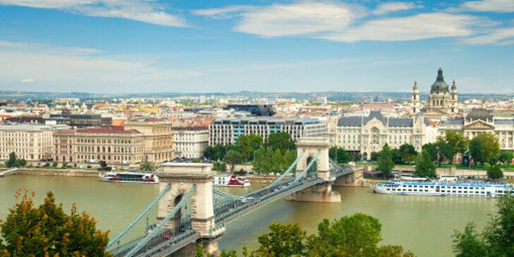 3 dny v Budapešti pro dva s bohatými snídaněmi. Příjemný hotel Sissi*** na kraji centra blízko historických památek i nákupní zóny.
