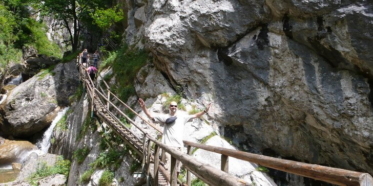 Poznávací výlet do kaňonu Medvědí soutěska v Rakousku