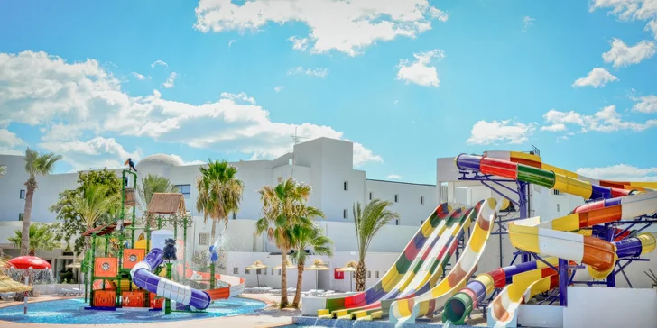 Resort láká na bazény a aquapark.