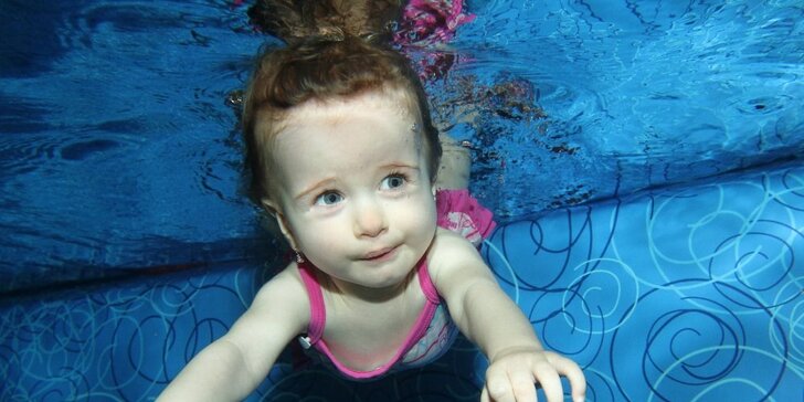 Kurz plavání pro děti od 6 měsíců do 6 let na Šutce