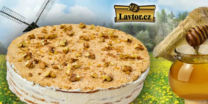 Výtečná medová roláda nebo luxusní Kyjevský dort. Vynikající chutě a originální receptury za sladkou cenu.