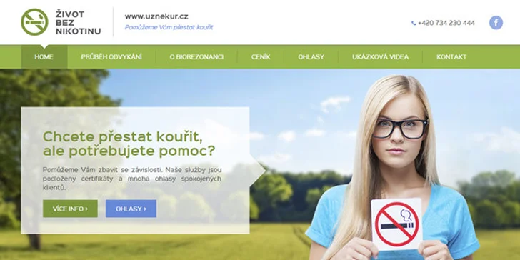 CHCETE PŘESTAT KOUŘIT? Zkuste terapii BICOM