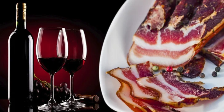 Degustace vína pro dva včetně drobného občerstvení