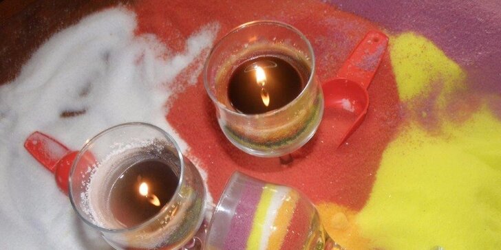 Letní tvoření ve svíčkárně Rodas: vyrábění svíčky, svícnu nebo koupelové soli