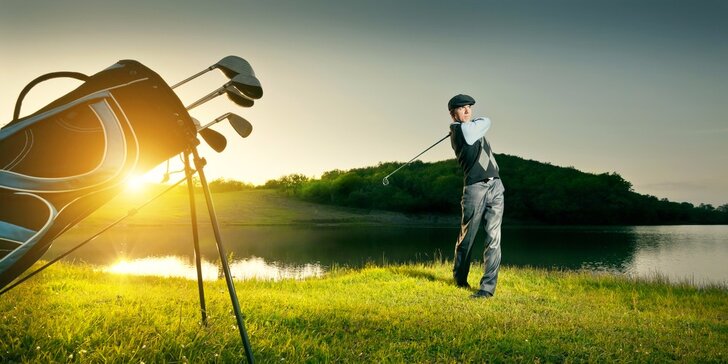 Seznámení s golfem: 2hodinová lekce s trenérem + opravdová hra