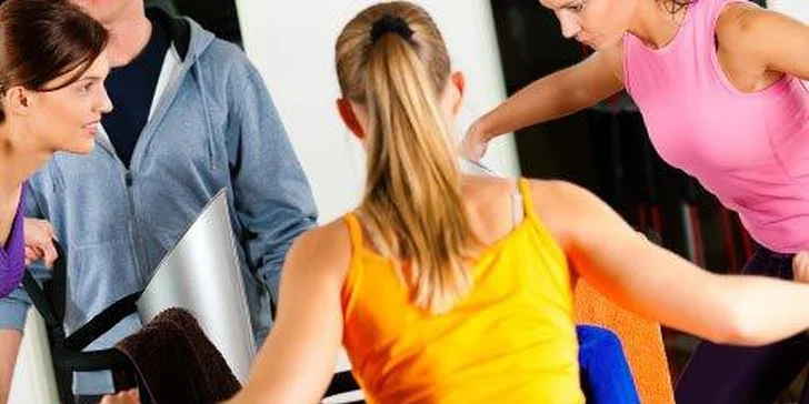 Cvičení na Power Plate a běžícím pásu pod vedením instruktora