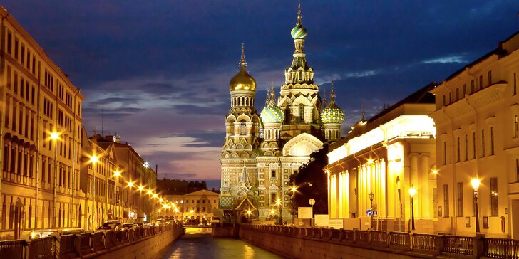 6denní zájezd do půvabného Petrohradu včetně dopravy a hotelu