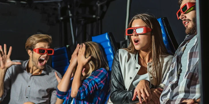 Zažite 5. dimenziu: Lístok na ľubovoľný film do 5D cinema MAXIM