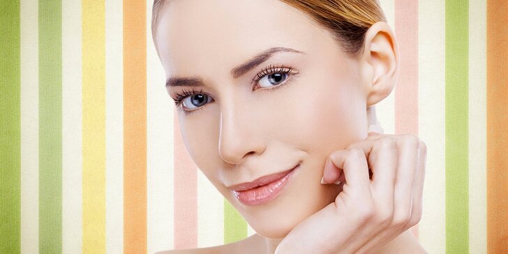 Kompletní kosmetické ošetření s úpravou obočí a masáží obličeje