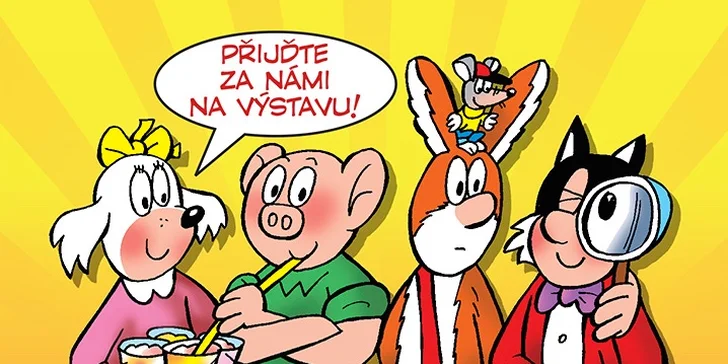 Rodinná vstupenka na interaktivní výstavu Tajemství Čtyřlístku