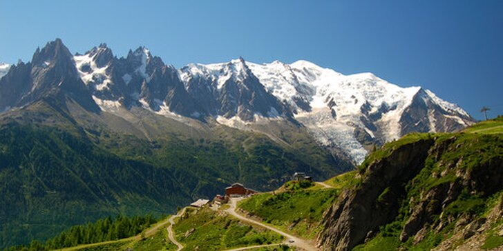 Výlet do horského Chamonix k Mont Blanc a do Ženevy