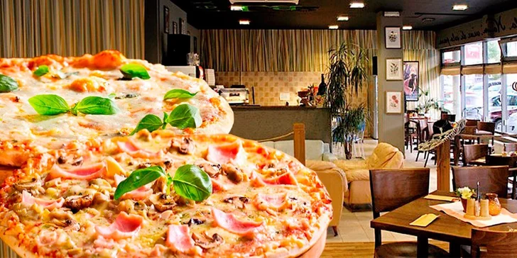 Návštěva restaurace La Fonduta v Liberci a 2 pizzy z bohaté nabídky