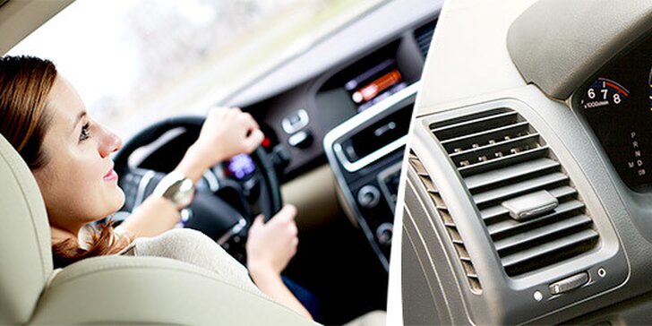 Čištění klimatizace plus vizuální prohlídka vozu