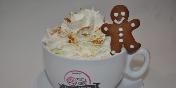 Káva s domácím dezertem pro dva v moderní cukrárně Cup and Cake