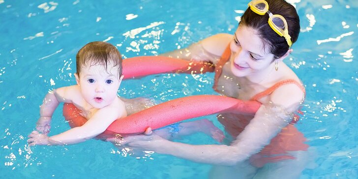 Plavání ve slané vodě pro rodiče s dětmi od 6. měs. do 2,5 let