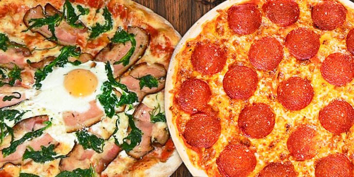 2× tradiční italská pizza v restauraci U Templářů II s 15% slevou na nápoje